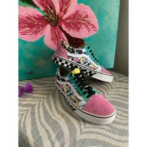 Disney Vans Unisex old school  80s size 7 1/2